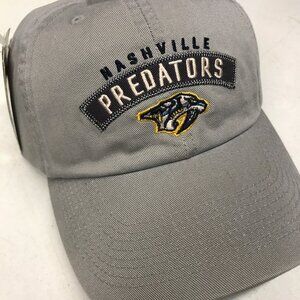 Nashville Predators Cap Hat Men's Beige Adjustable Baseball Ball Dad Hockey
